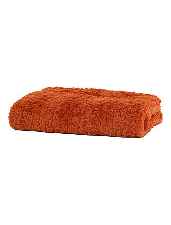 Plaid doux texturé