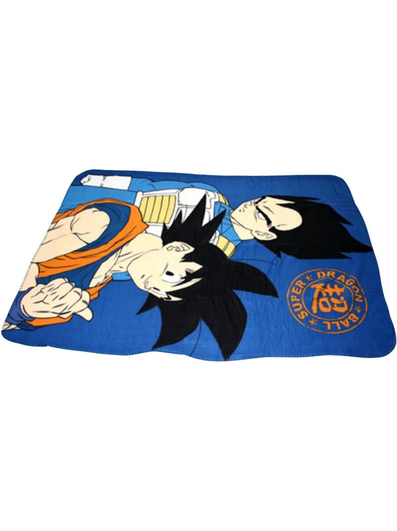 Plaid Dragon Ball Z - Son Goku et Vegeta - 140x100 cm Multicolore - Kiabi