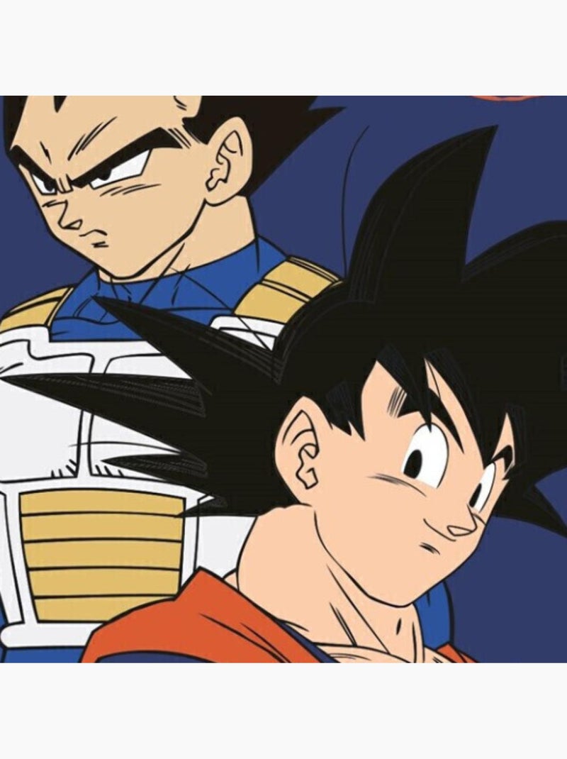 Plaid Dragon Ball Z - Son Goku et Vegeta - 140x100 cm Multicolore - Kiabi