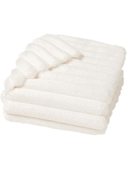 Plaid effet peluche polaire  Serenity - Kiabi