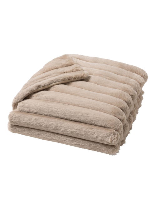 Plaid effet peluche polaire Serenity - Kiabi Plaid effet peluche polaire Serenity - Kiabi
