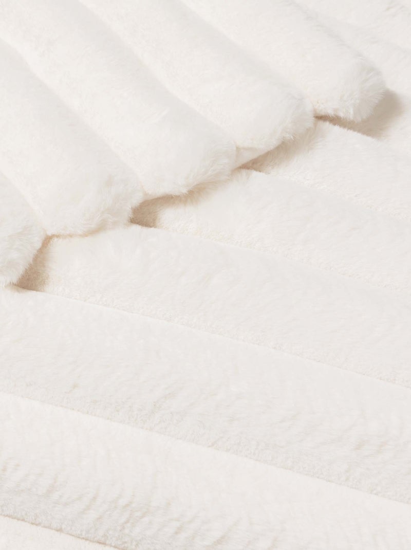 Plaid effet peluche polaire  Serenity Blanc - Kiabi