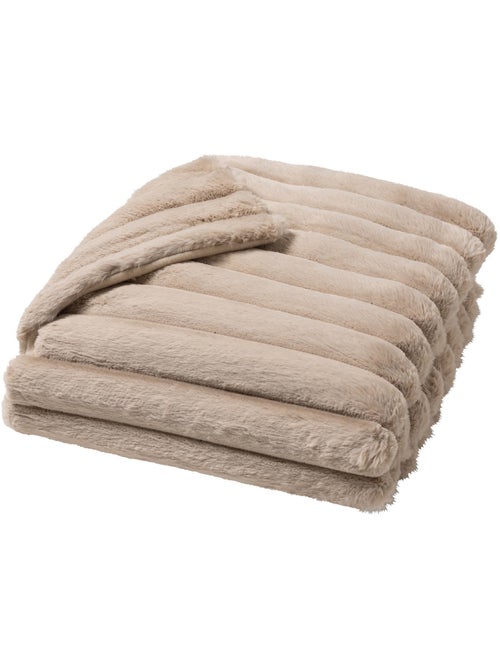 Plaid effet peluche polaire  Serenity - Kiabi