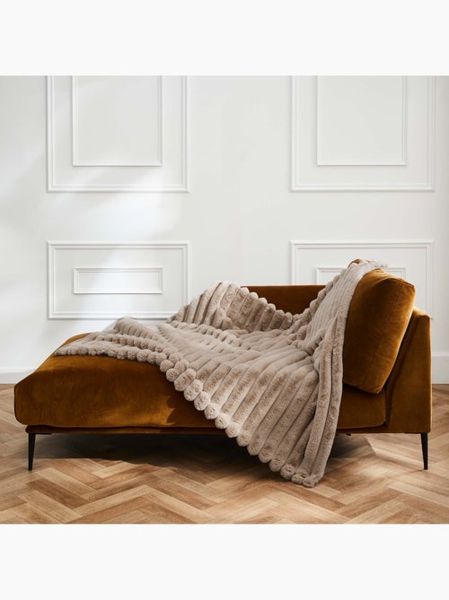 Plaid effet peluche polaire  Serenity - Kiabi