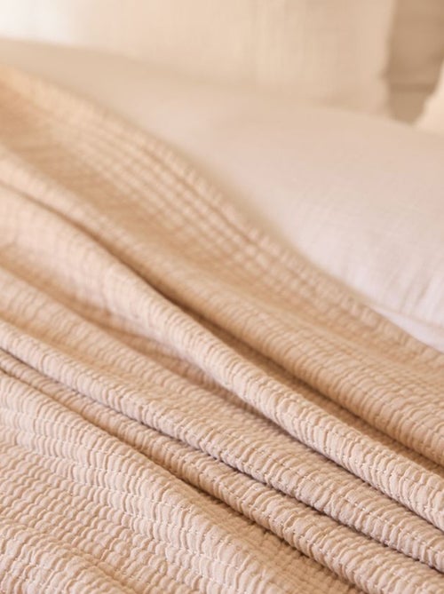 Plaid en coton lavé SEVILLE - Kiabi