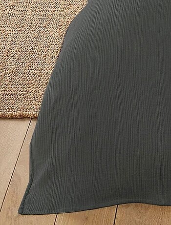 Plaid en double gaze de coton 'Deko&co'