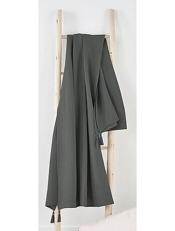 Plaid en double gaze de coton 'Deko&co'