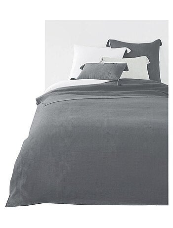 Plaid en double gaze de coton 'Deko&co'