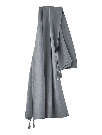 Plaid en double gaze de coton 'Deko&co'