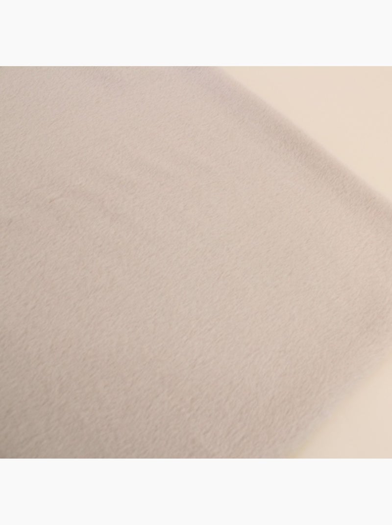 Plaid en fausse fourrure 157x230cm Beige - Kiabi