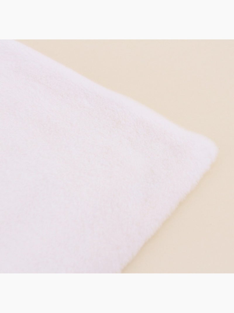 Plaid en fausse fourrure 157x230cm Blanc - Kiabi
