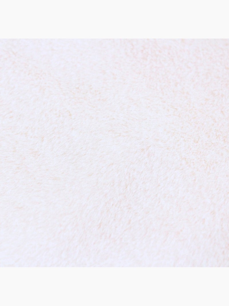Plaid en fausse fourrure 157x230cm Blanc - Kiabi