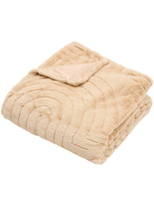 Plaid en fausse fourrure ARKA - Kiabi