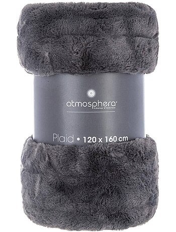 Plaid en fausse fourrure manoir