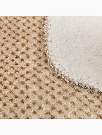 Plaid en flanelle effet sherpa LYNO