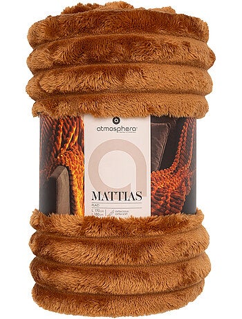 Plaid en flanelle extra-doux MATTIAS