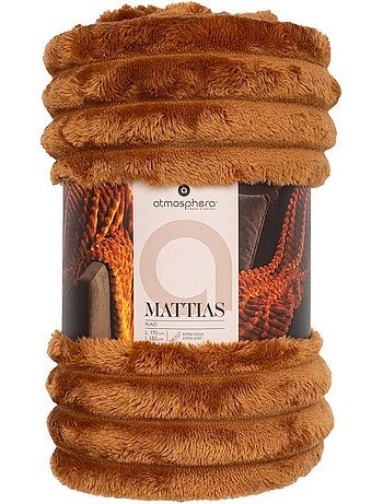 Plaid flanelle extra-doux MATTIAS