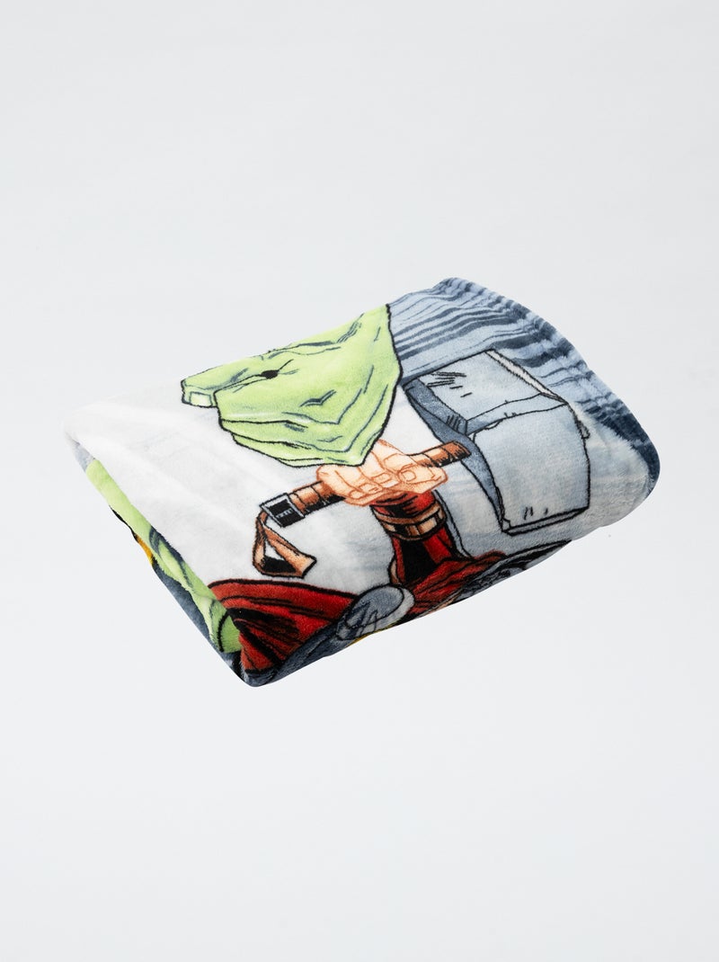 Plaid en flanelle 'Marvel' 'Avengers' Blanc - Kiabi