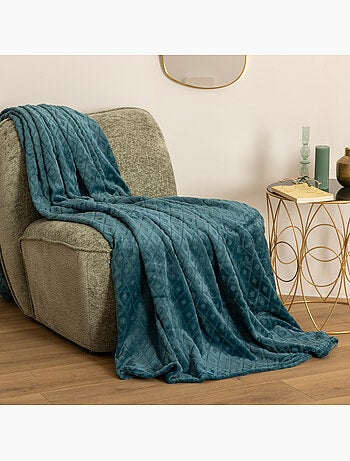 Plaid en flanelle motif losange 3d losan