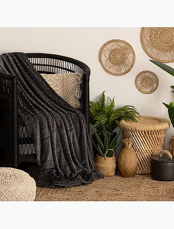 Plaid en flanelle motif losange 3d losan