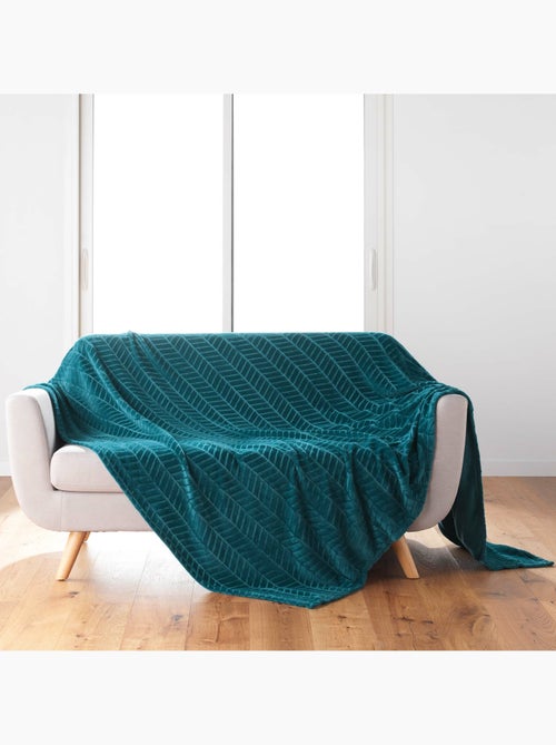 Plaid en flanelle relief uni – Modèle ARYA - Kiabi Plaid en flanelle relief uni – Modèle ARYA - Kiabi