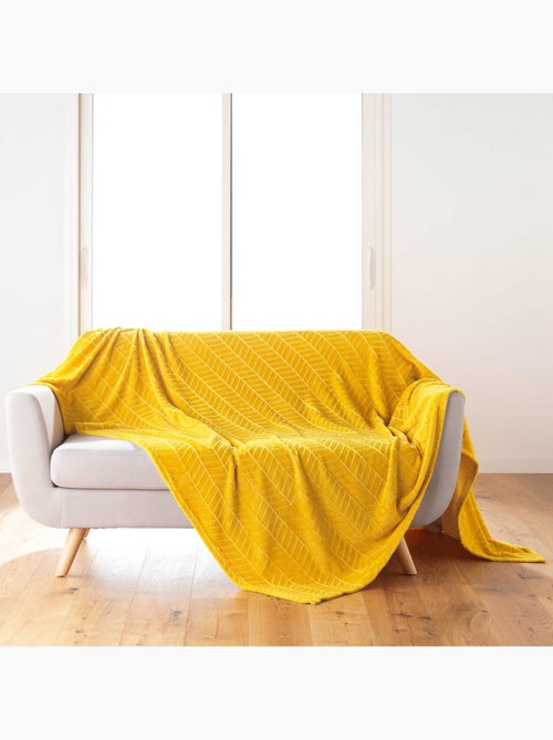 Plaid en flanelle relief uni – Modèle ARYA - Kiabi Plaid en flanelle relief uni – Modèle ARYA - Kiabi
