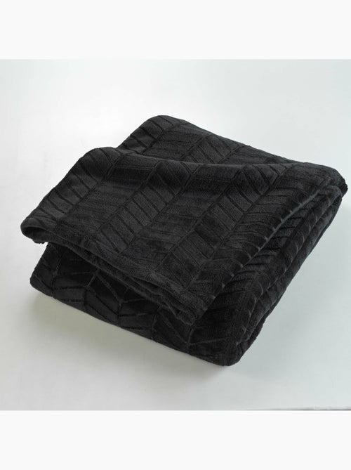 Plaid en flanelle relief uni – Modèle ARYA - Kiabi Plaid en flanelle relief uni – Modèle ARYA - Kiabi