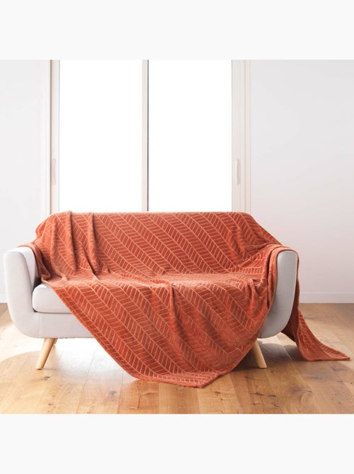 Plaid en flanelle relief uni – Modèle ARYA - Kiabi Plaid en flanelle relief uni – Modèle ARYA - Kiabi