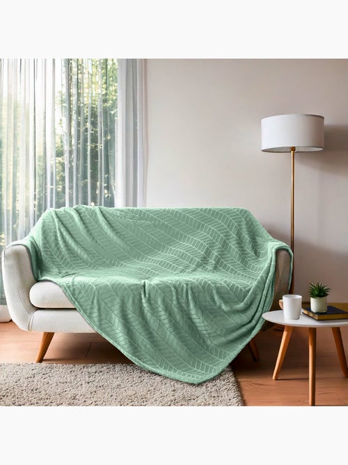Plaid en flanelle relief uni – Modèle ARYA - Kiabi Plaid en flanelle relief uni – Modèle ARYA - Kiabi