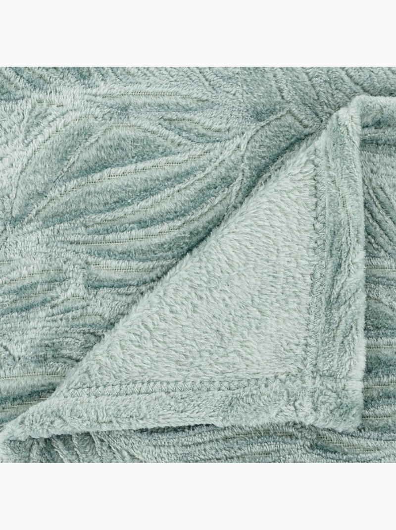 Plaid en flanelle RYO Bleu clair - Kiabi