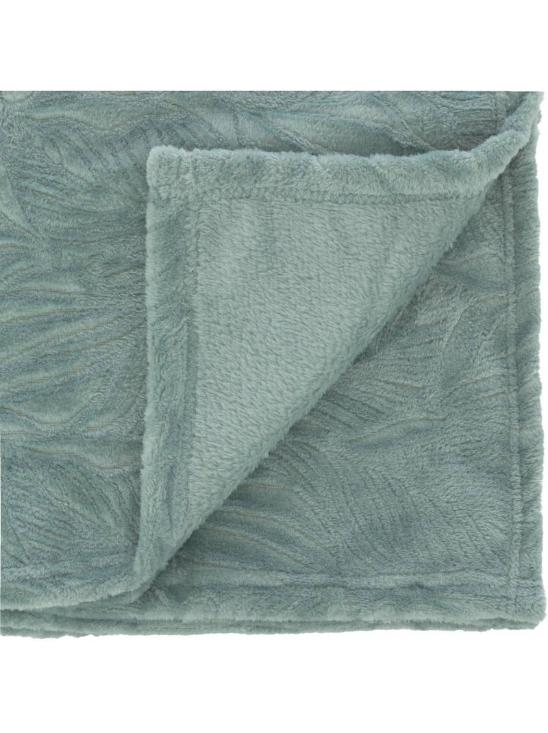 Plaid en flanelle RYO Bleu clair - Kiabi