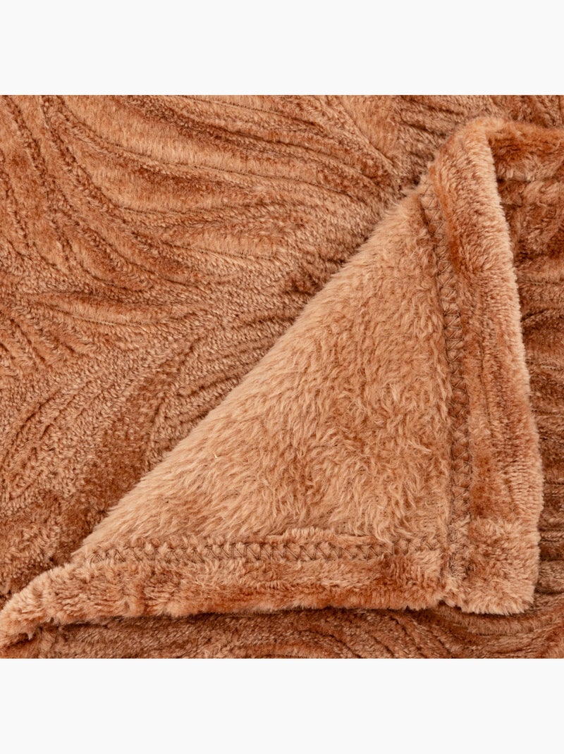 Plaid en flanelle RYO Terracotta - Kiabi