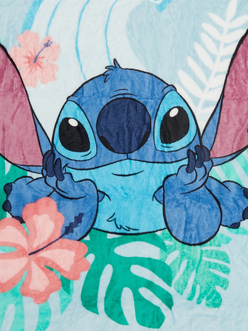 Plaid en flanelle 'Stitch' Bleu - Kiabi