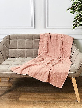 Plaid en gaze de coton collection ECLOSION