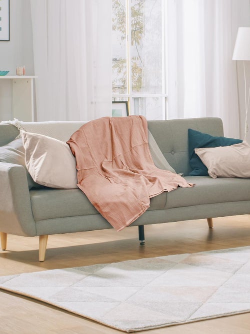 Plaid en gaze de coton collection ECLOSION - Kiabi Plaid en gaze de coton collection ECLOSION - Kiabi
