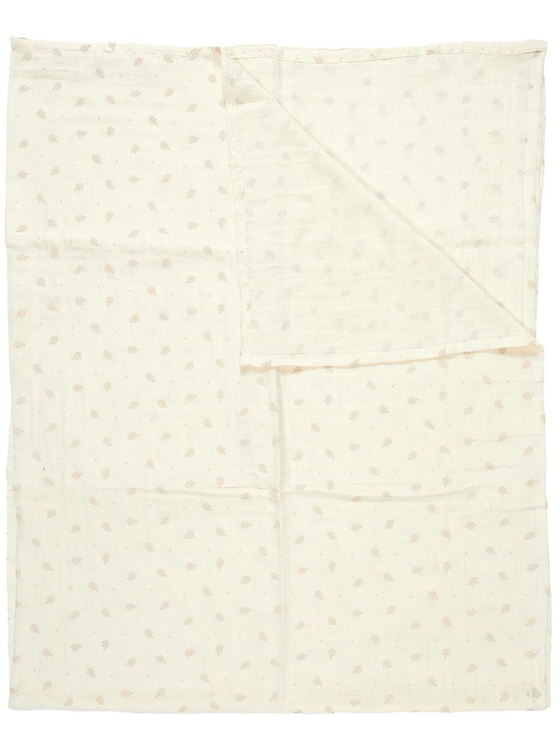 Plaid en gaze de coton collection LUCIE Blanc - Kiabi