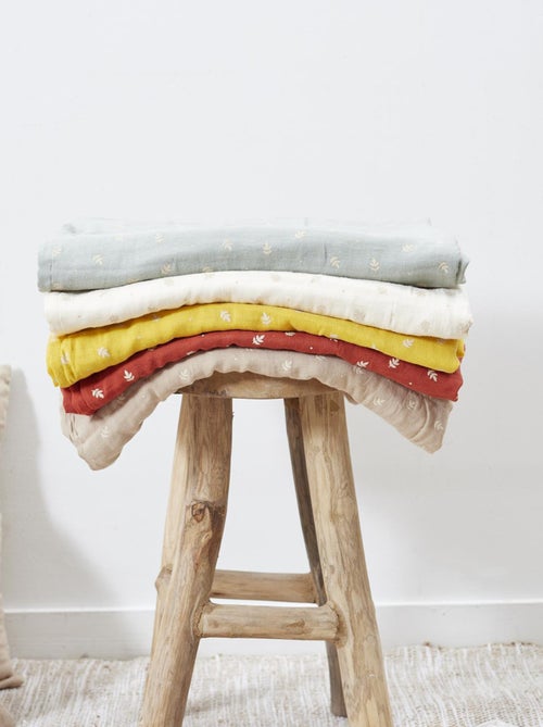 Plaid en gaze de coton collection LUCIE - Kiabi