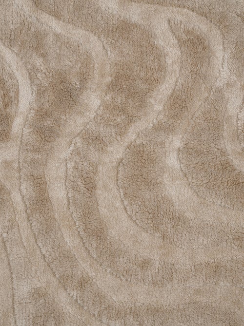 Plaid en imitation fourrure motif vague - Kiabi