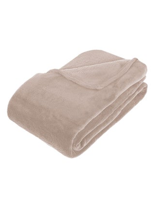Plaid en Microfibre uni
