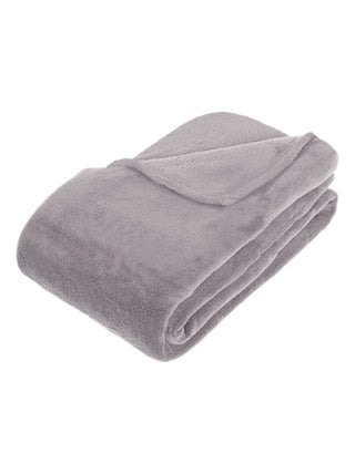 Plaid en Microfibre uni