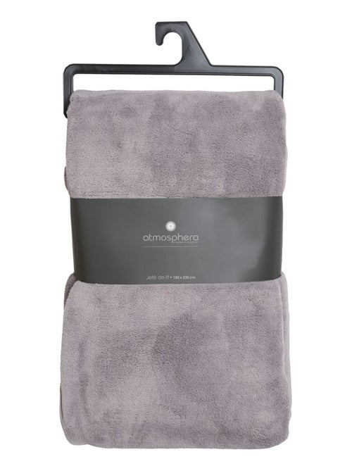 Plaid en microfibre uni - Kiabi Plaid en microfibre uni - Kiabi