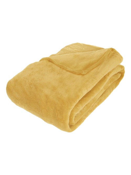 Plaid en Microfibre uni - Kiabi