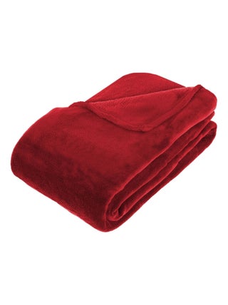 Plaid en Microfibre uni