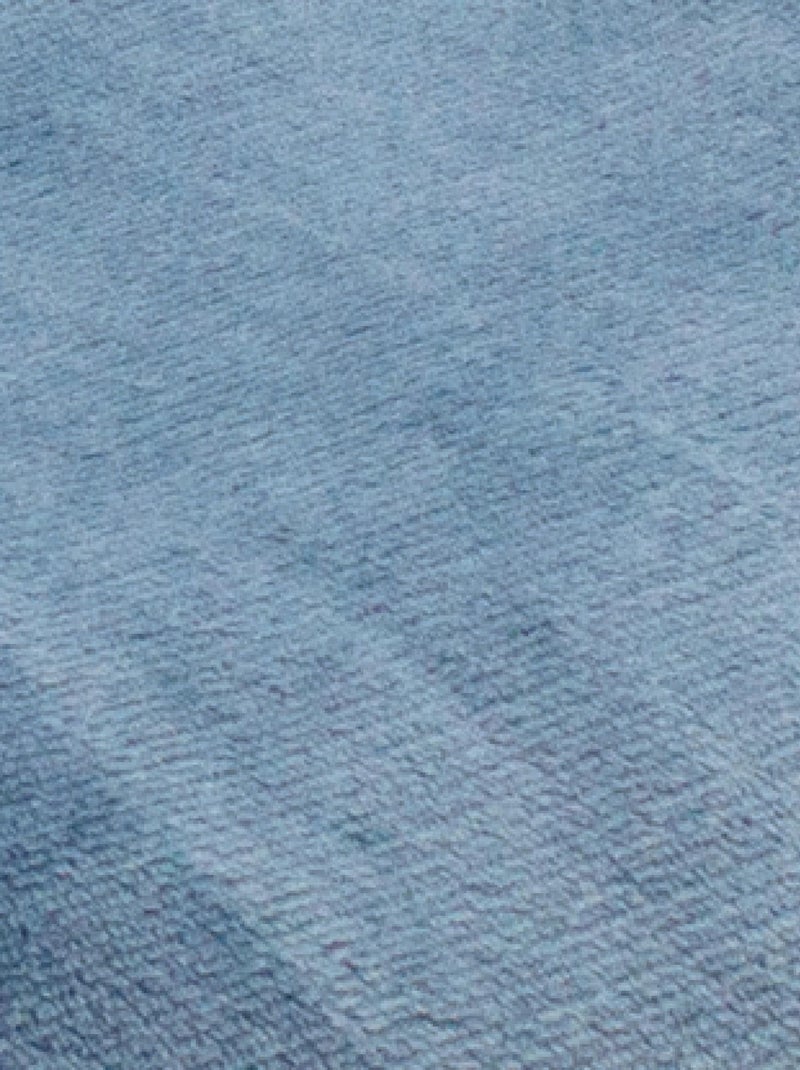 Plaid en microvelours doublé sherpa Bleu - Kiabi