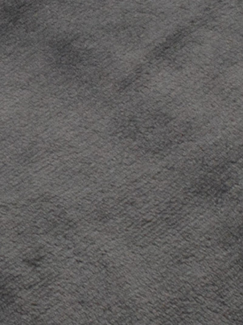 Plaid en microvelours doublé sherpa Gris foncé - Kiabi