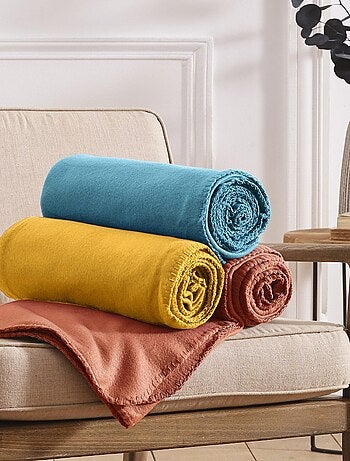 Plaid en polaire à point cheval