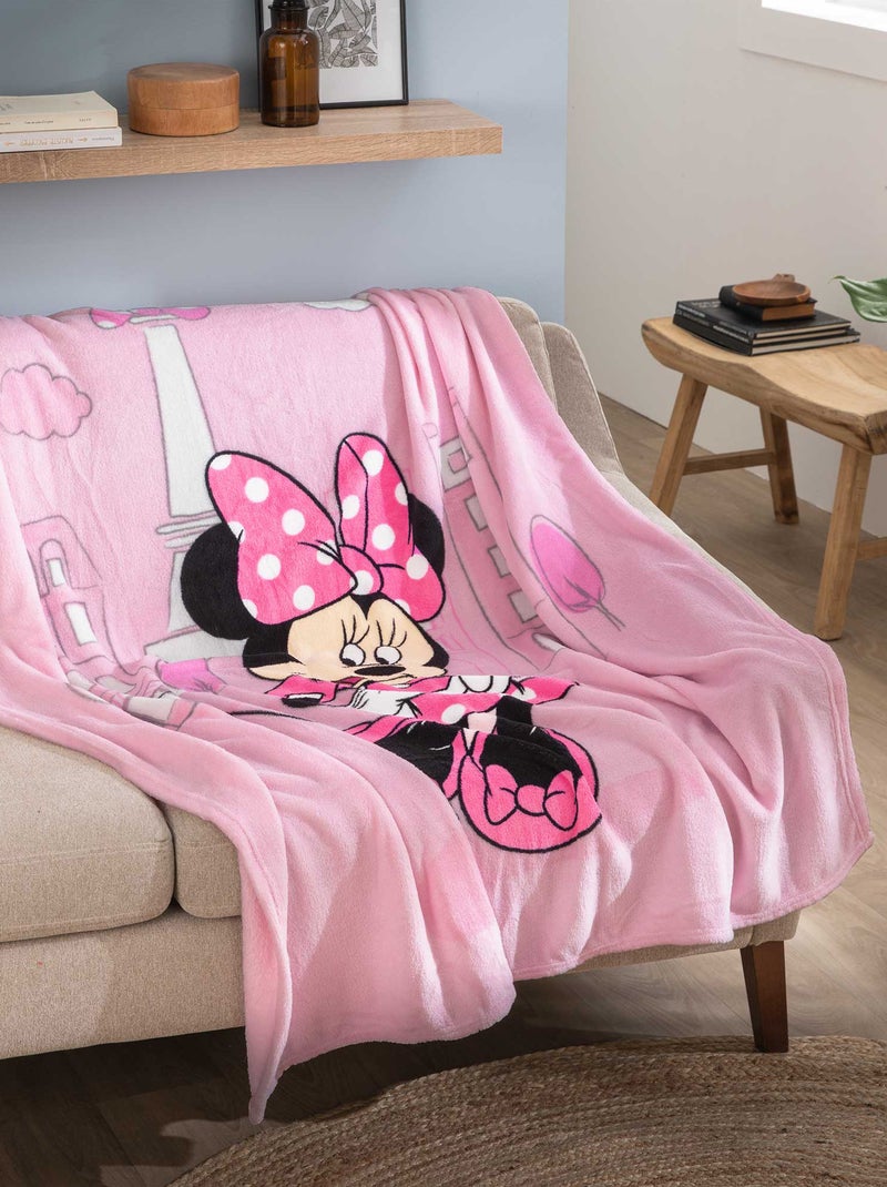 Plaid en polaire 'Minnie' Rose - Kiabi