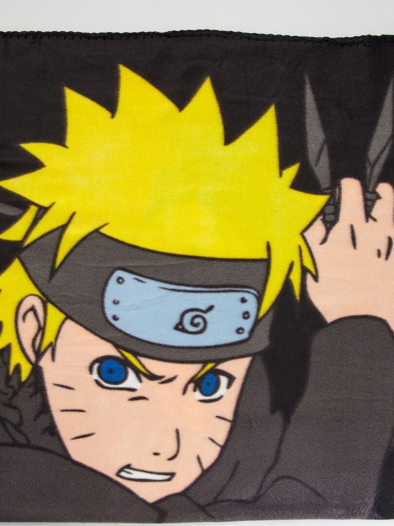 Plaid Polaire - Naruto qui s'échauffe les mains- Bleu - 100 x 140