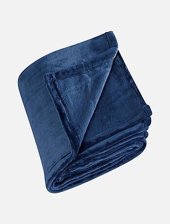 Plaid en polaire uni