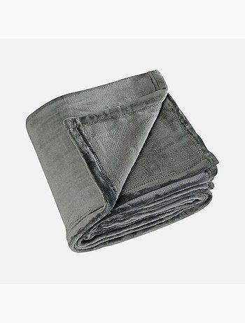 Plaid en polaire uni